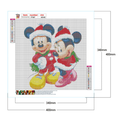 Mickey Mouse - Full Square Drill Diamond Painting 40*40CM