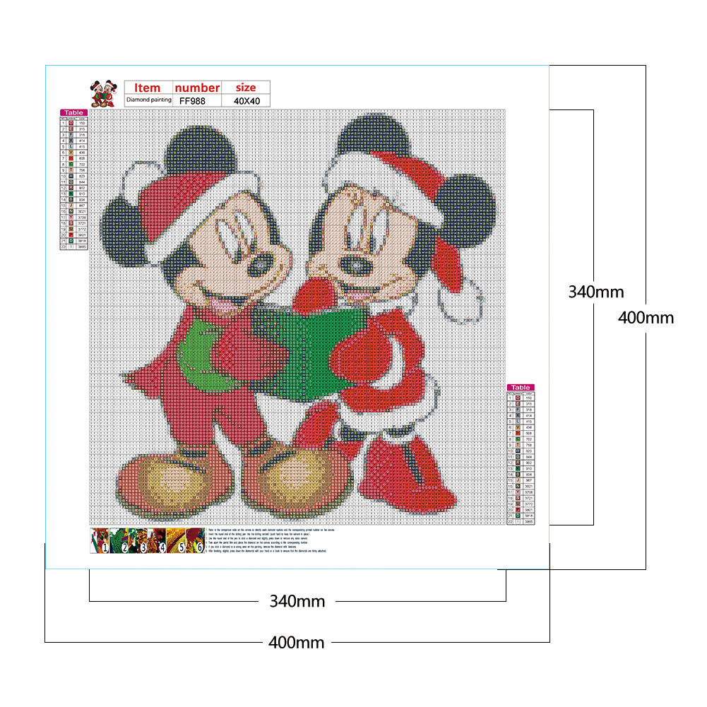 Mickey Mouse - Full Square Drill Diamond Painting 40*40CM