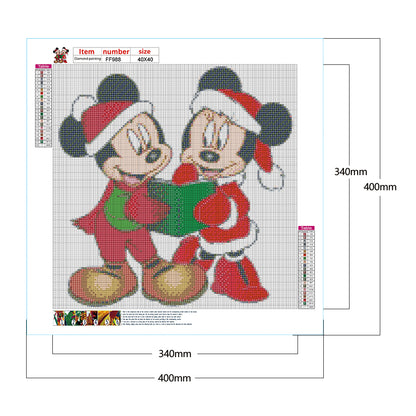 Mickey Mouse - Full Square Drill Diamond Painting 40*40CM