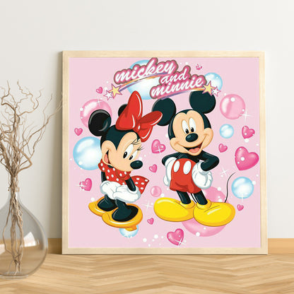 Mickey Mouse 40*40CM(Canvas) Full Square Drill Diamond Painting