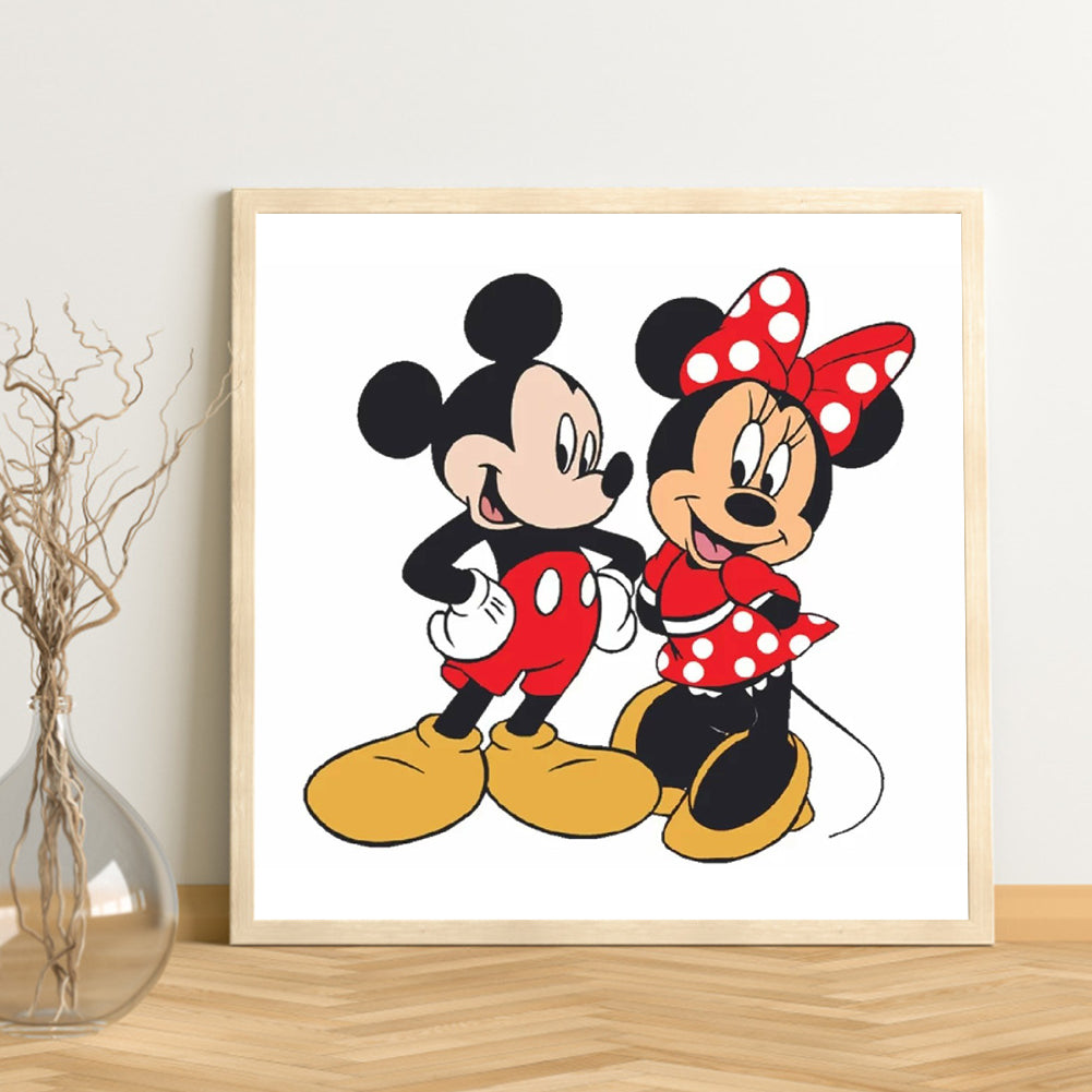 Mickey Mouse 40*40CM(Canvas) Full Square Drill Diamond Painting