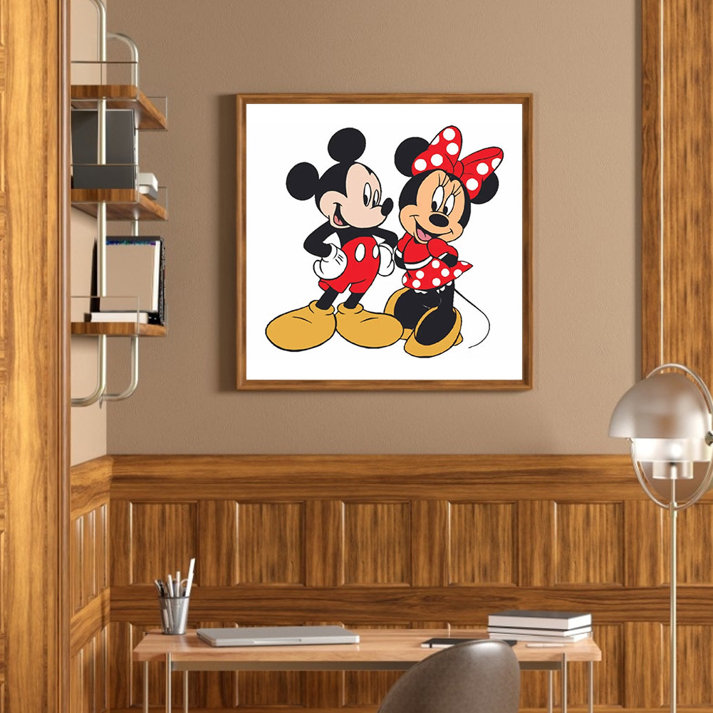 Mickey Mouse 40*40CM(Canvas) Full Square Drill Diamond Painting