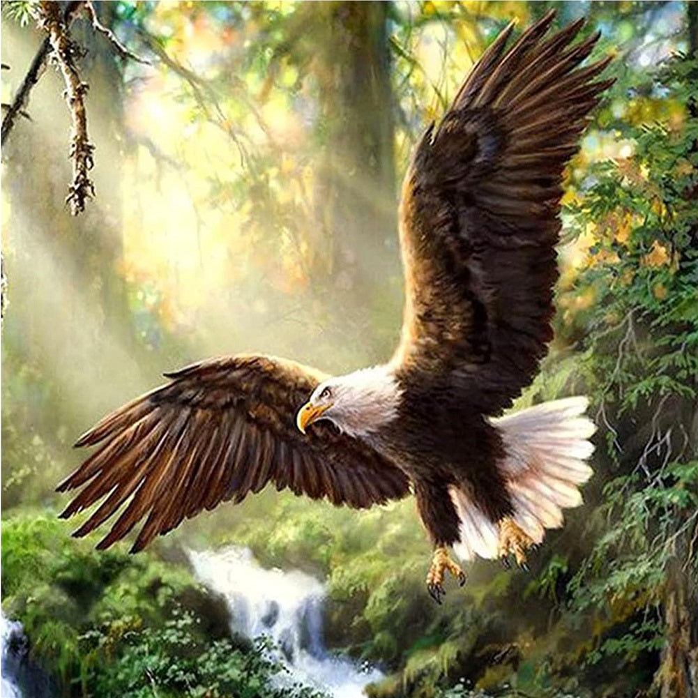 Eagle - Full Round Drill Diamond Painting 40*40CM