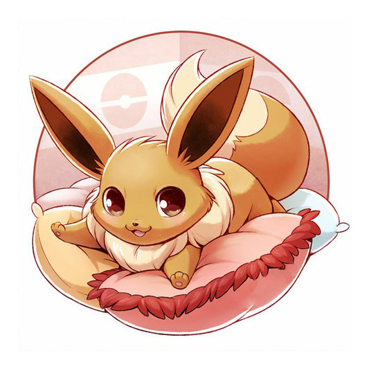 Pok¨¦mon Eevee - Full Square Drill Diamond Painting 40*40CM