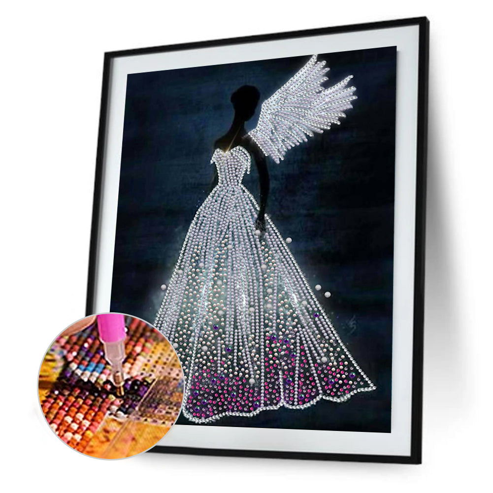 Angel - Special Shaped Drill Diamond Painting 30*40CM