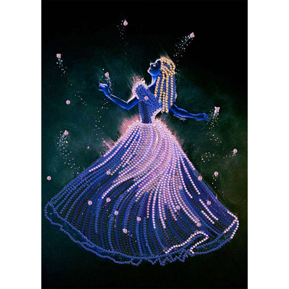 Princess Belle - Special Shaped Drill Diamond Painting 30*40CM
