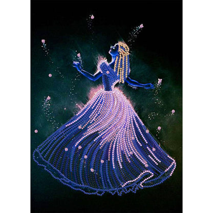 Princess Belle - Special Shaped Drill Diamond Painting 30*40CM