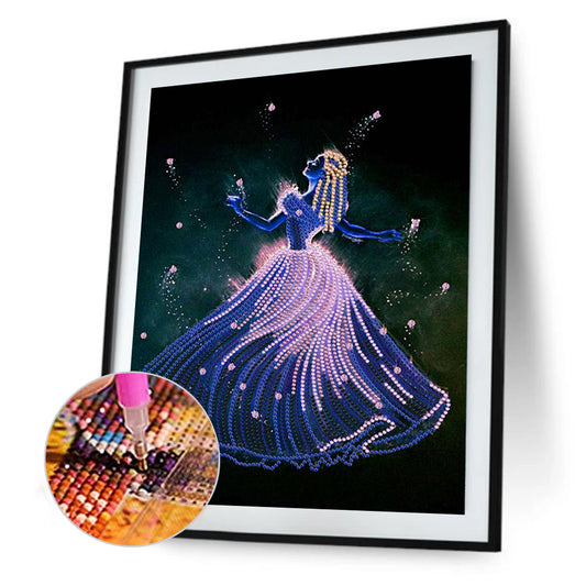 Princess Belle - Special Shaped Drill Diamond Painting 30*40CM