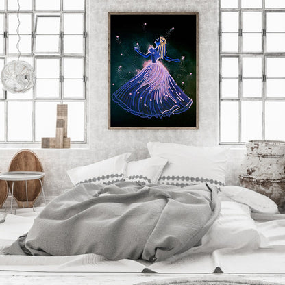 Princess Belle - Special Shaped Drill Diamond Painting 30*40CM