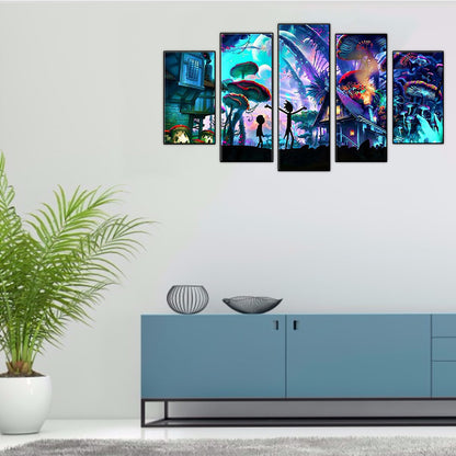 Rick And Marty - Full Square Drill Diamond Painting 95*45CM