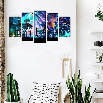 Rick And Marty - Full Square Drill Diamond Painting 95*45CM