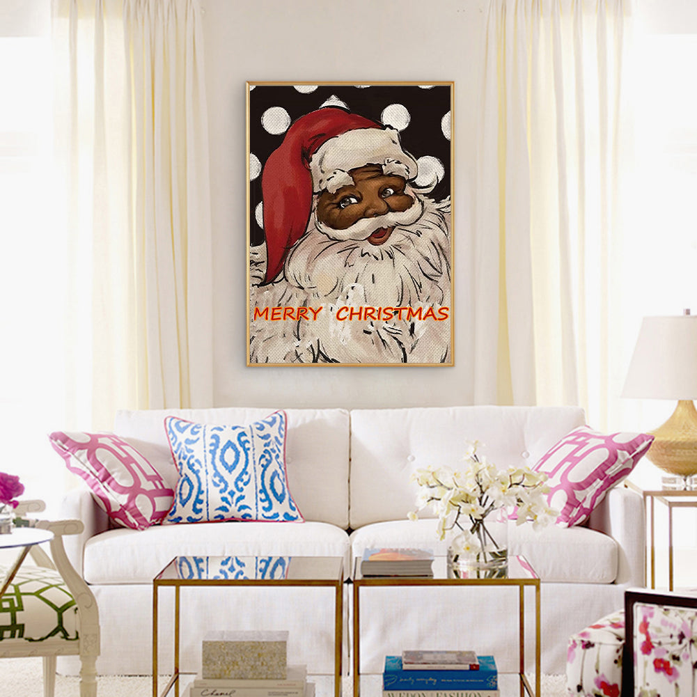 Santa Claus - Full Round Drill Diamond Painting 30*40CM