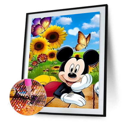 Mickey Mouse - Full Round Drill Diamond Painting 30*40CM