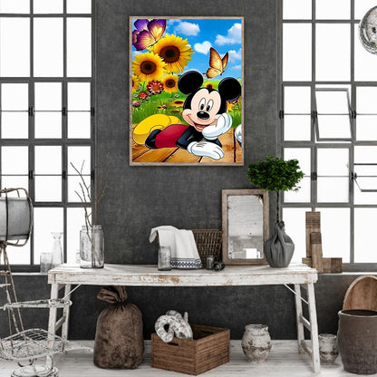 Mickey Mouse - Full Round Drill Diamond Painting 30*40CM