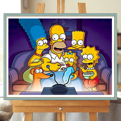 The Simpsons - Full Round Drill Diamond Painting 40*30CM