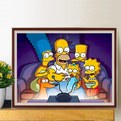 The Simpsons - Full Round Drill Diamond Painting 40*30CM