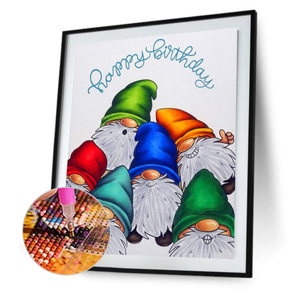 Colorful Goblins - Full Round Drill Diamond Painting 40*50CM