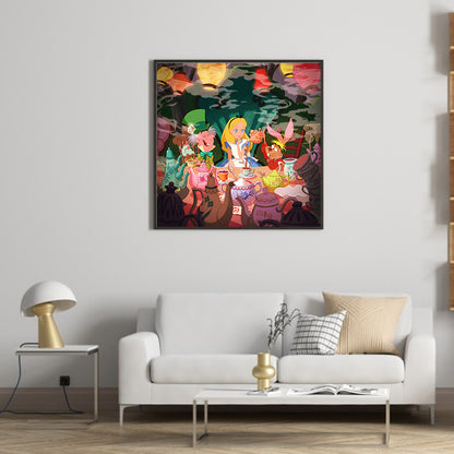 Alice In Wonderland - Full Round Drill Diamond Painting 40*40CM