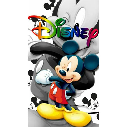 Disney Mickey - Full Round Drill Diamond Painting 30*50CM