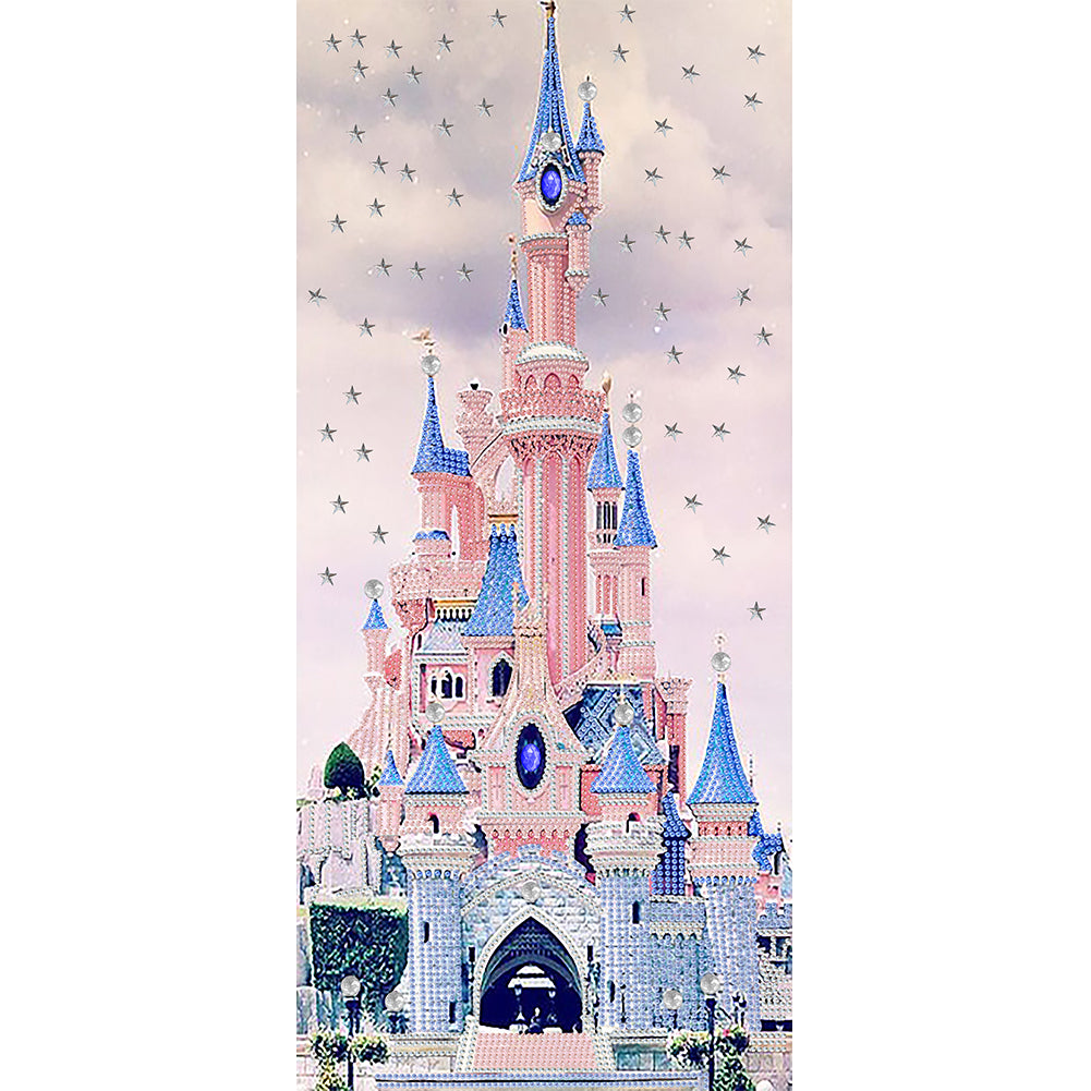 Castle - Special Shaped Drill Diamond Painting 30*60CM