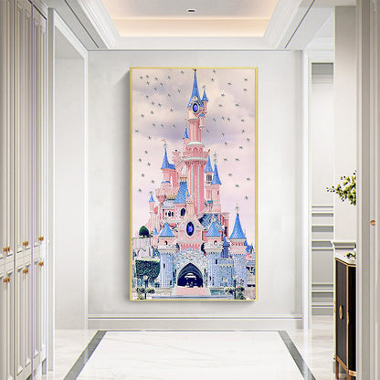 Castle - Special Shaped Drill Diamond Painting 30*60CM