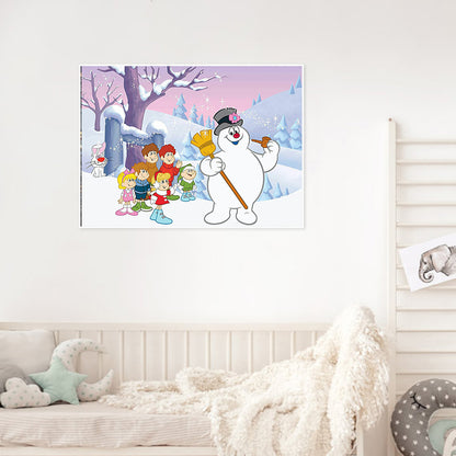 Snowman - Full Round Drill Diamond Painting 50*40CM