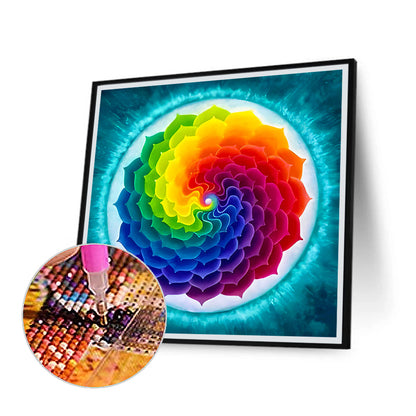 Color Mandala - Full Square Drill Diamond Painting 30*30CM