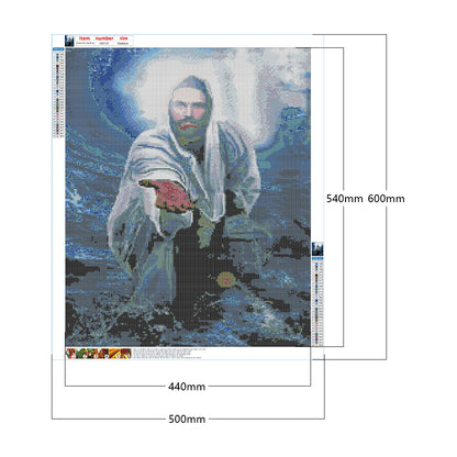 Religion Jesus Jesus - Full Square Drill Diamond Painting 50*60CM