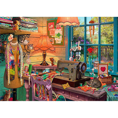 Street House - Full Round Drill Diamond Painting 50*40CM