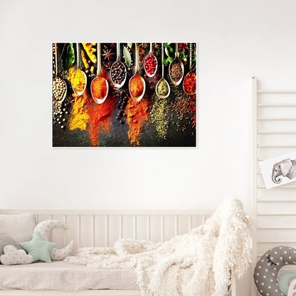 Colorful Seasoning - Full Round Drill Diamond Painting 50*40CM