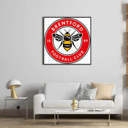 Brentford Football Club - Full Round Drill Diamond Painting 30*30CM