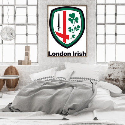 London Irish Rugby Club - Full Round Drill Diamond Painting 30*40CM
