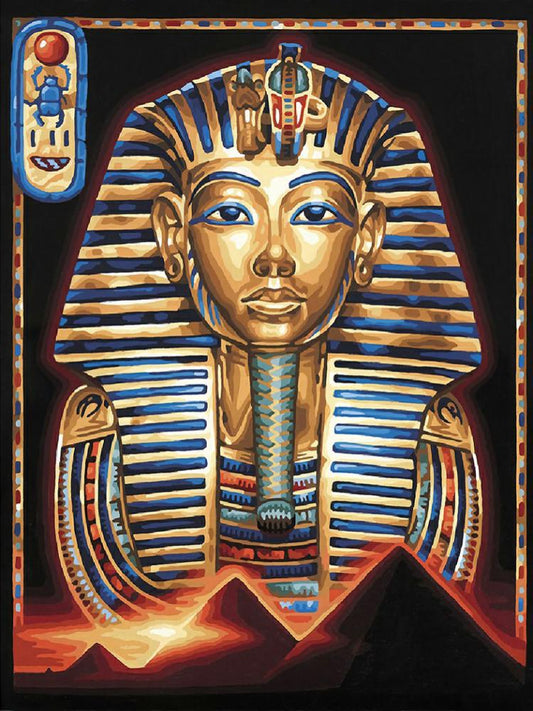 Ancient Egyptian Sphinx - Full Round Drill Diamond Painting 40*50CM