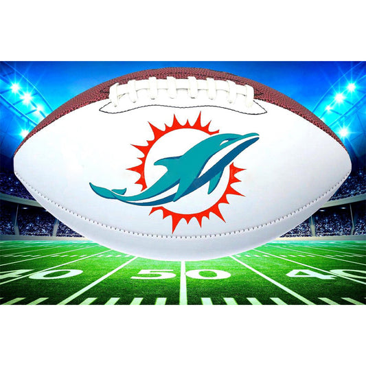 Miami Dolphins - Full Round Drill Diamond Painting 40*30CM