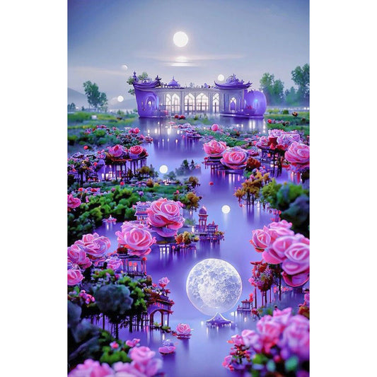 Dream Garden - Full Round Drill Diamond Painting 40*60CM