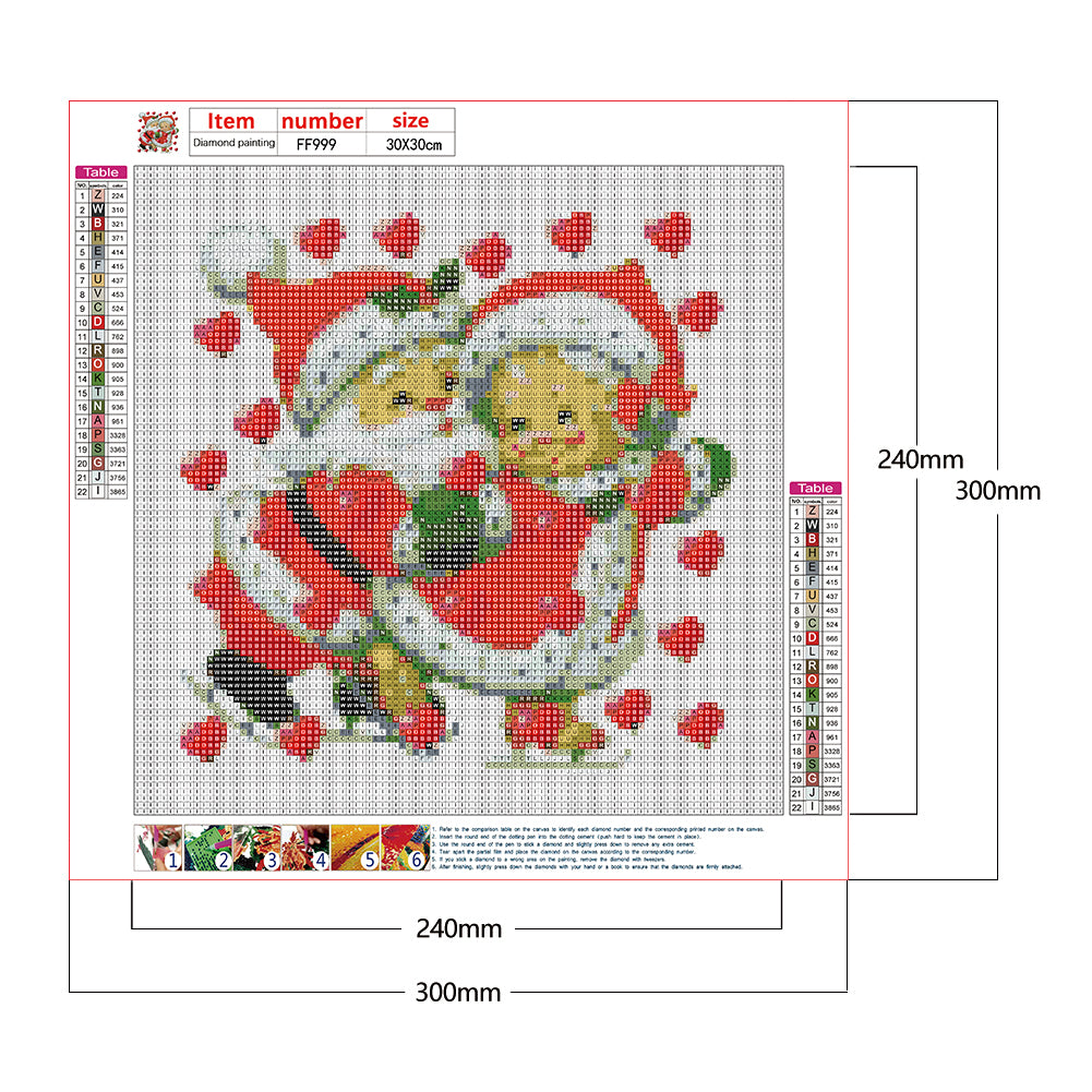 Caring Children - Full Square Drill Diamond Painting 30*30CM
