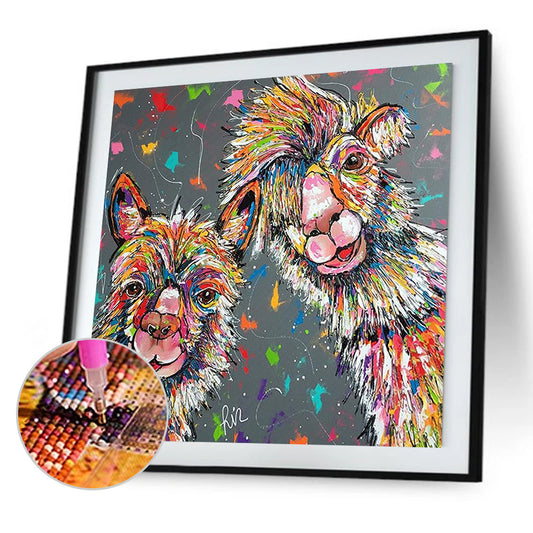 Alpaca 30*30CM(Canvas) Full Square Drill Diamond Painting