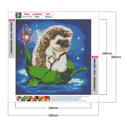 Hedgehog - Full Square Drill Diamond Painting 30*30CM