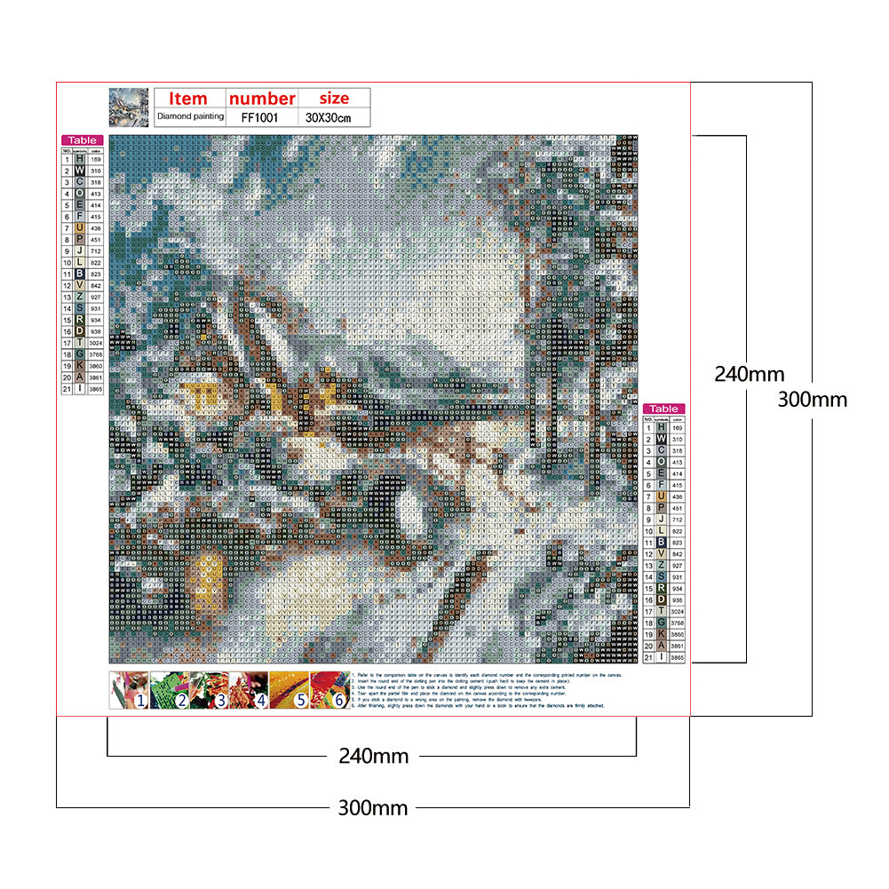 Snow House 30*30CM(Canvas) Full Square Drill Diamond Painting