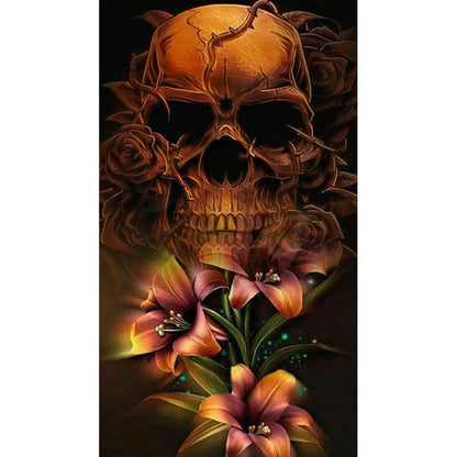Evil Skull - Full Square Drill Diamond Painting 40*70CM
