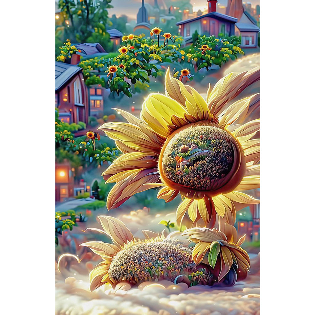 Sunflower Manor - Full Square Drill Diamond Painting 40*70CM