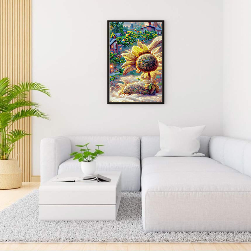 Sunflower Manor - Full Square Drill Diamond Painting 40*70CM