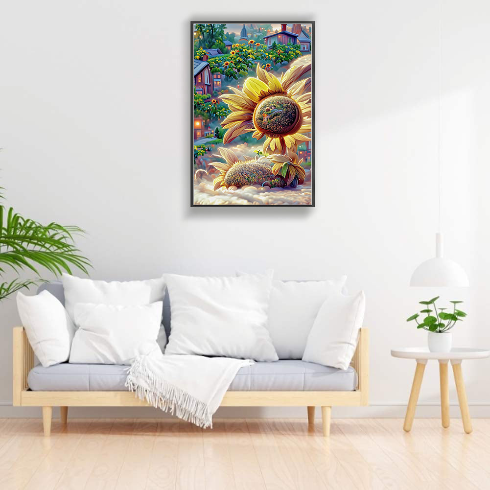 Sunflower Manor - Full Square Drill Diamond Painting 40*70CM