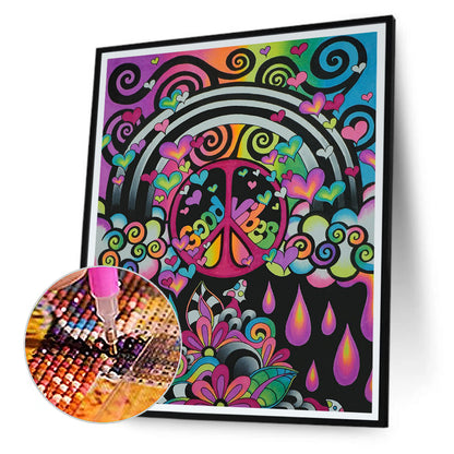 Cloud Raindrops - Full Round Drill Diamond Painting 30*40CM