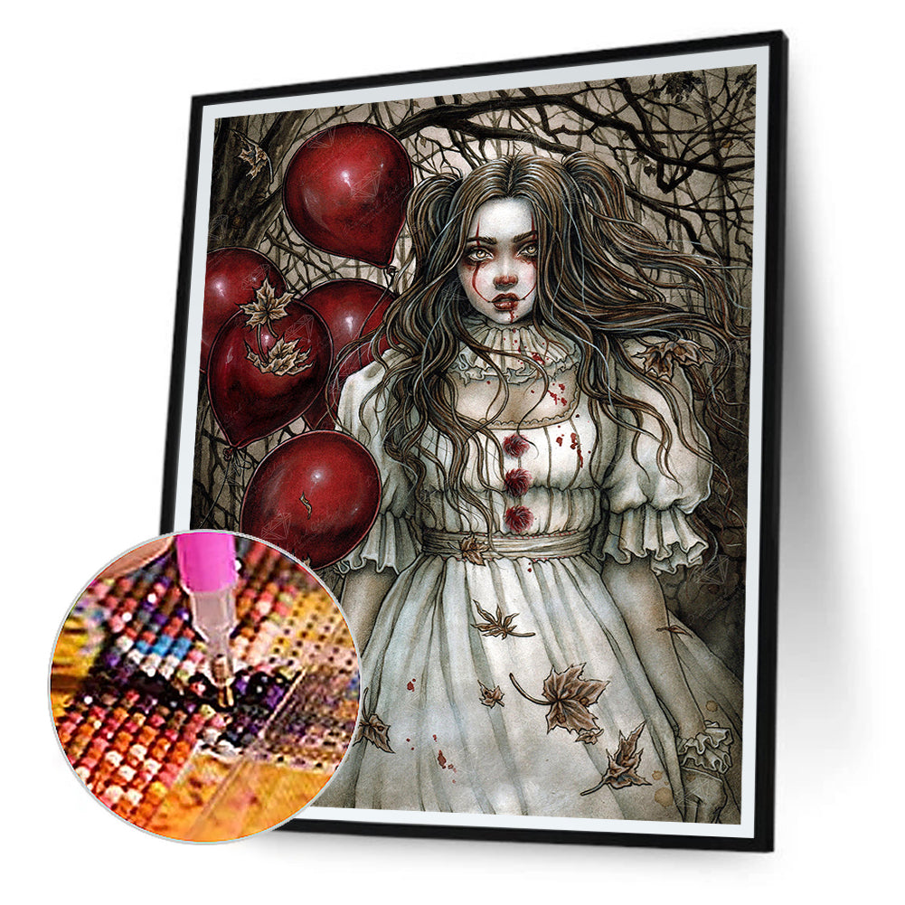 Bloodthirsty Warrior - Full Round Drill Diamond Painting 30*40CM