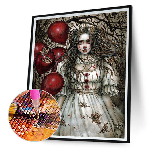 Bloodthirsty Warrior - Full Round Drill Diamond Painting 30*40CM