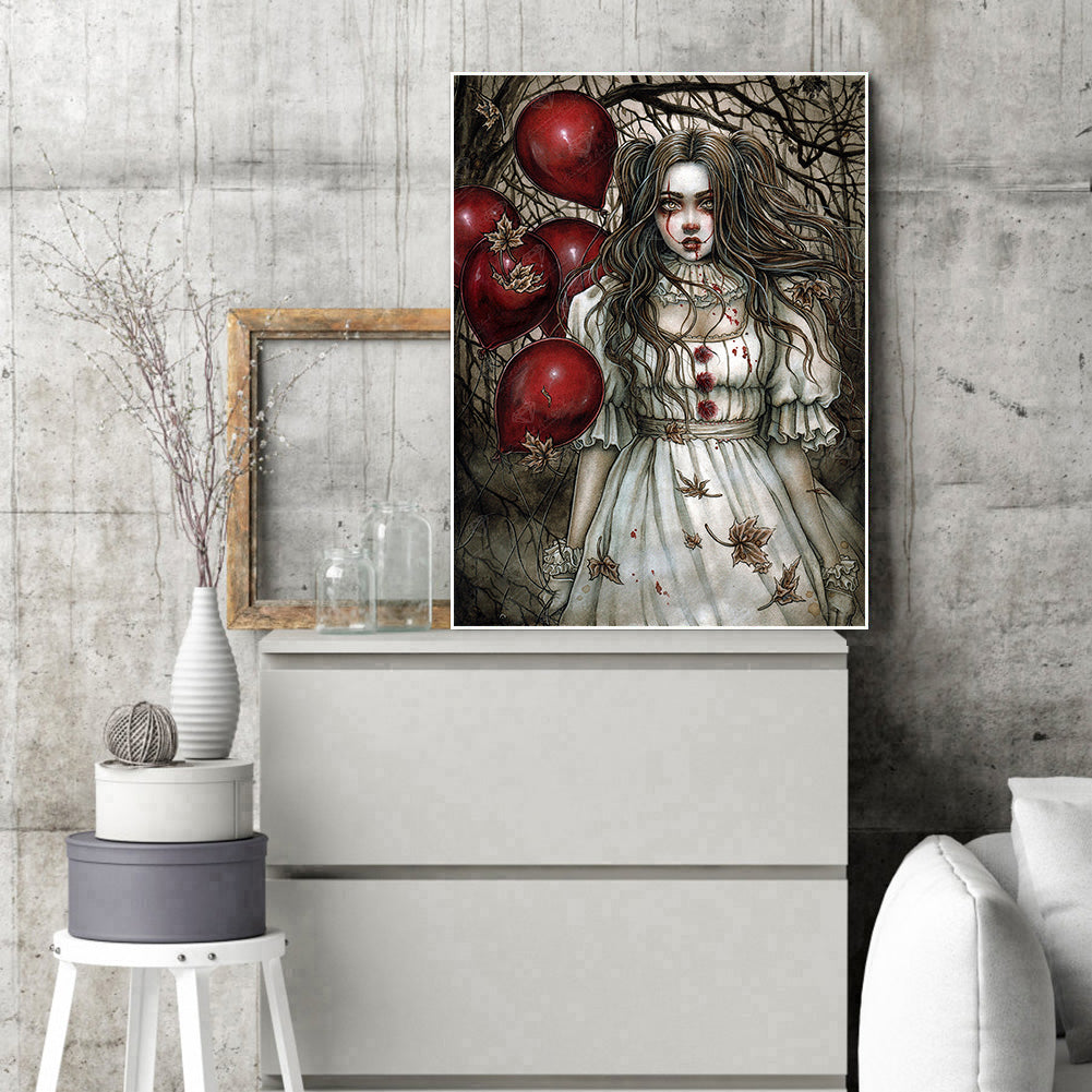 Bloodthirsty Warrior - Full Round Drill Diamond Painting 30*40CM