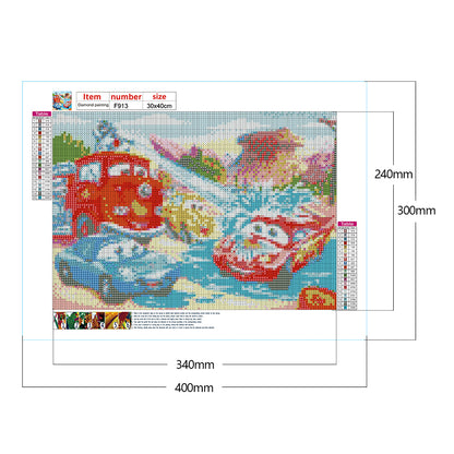 Cars - Full Square Drill Diamond Painting 40*30CM