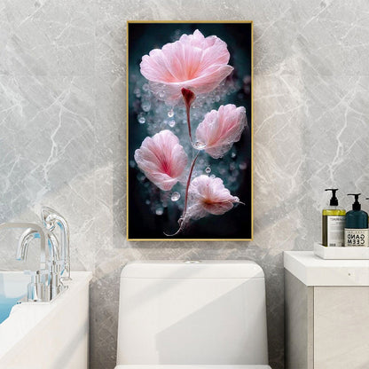 Water Drop Flower - Full Square Drill Diamond Painting 40*70CM