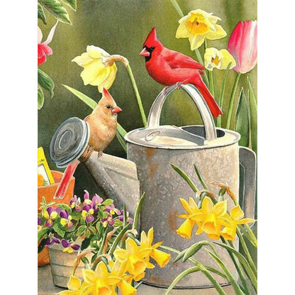 Outdoor Bird - Full Square Drill Diamond Painting 30*40CM